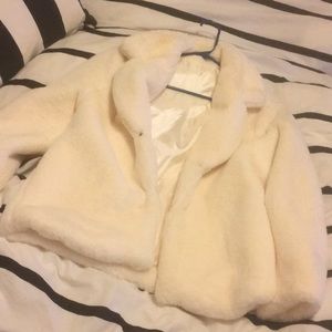 Faux fur jacket